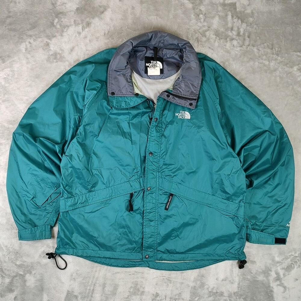 VTG The North Face Gore Activent green lightweight gorpcore windbreaker mens XL